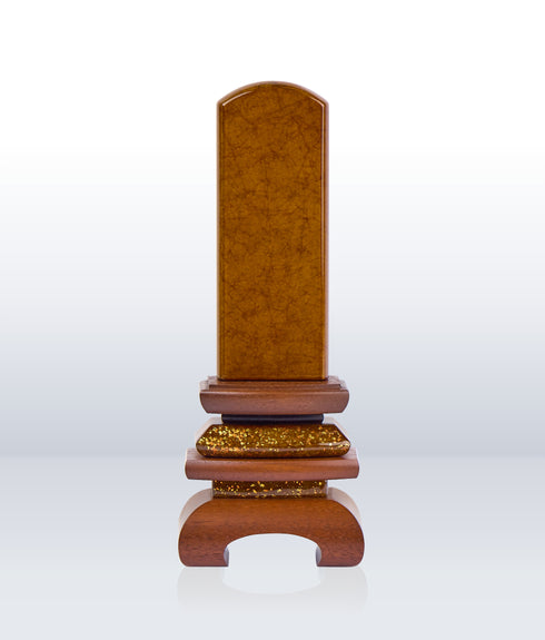 みかげ塗り位牌 美影 高台 ブラウン