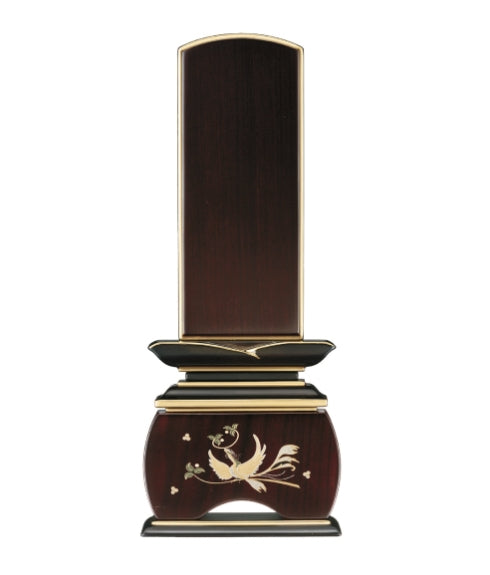 新世紀位牌 優雅蒔絵 鳳凰やまと 黒檀