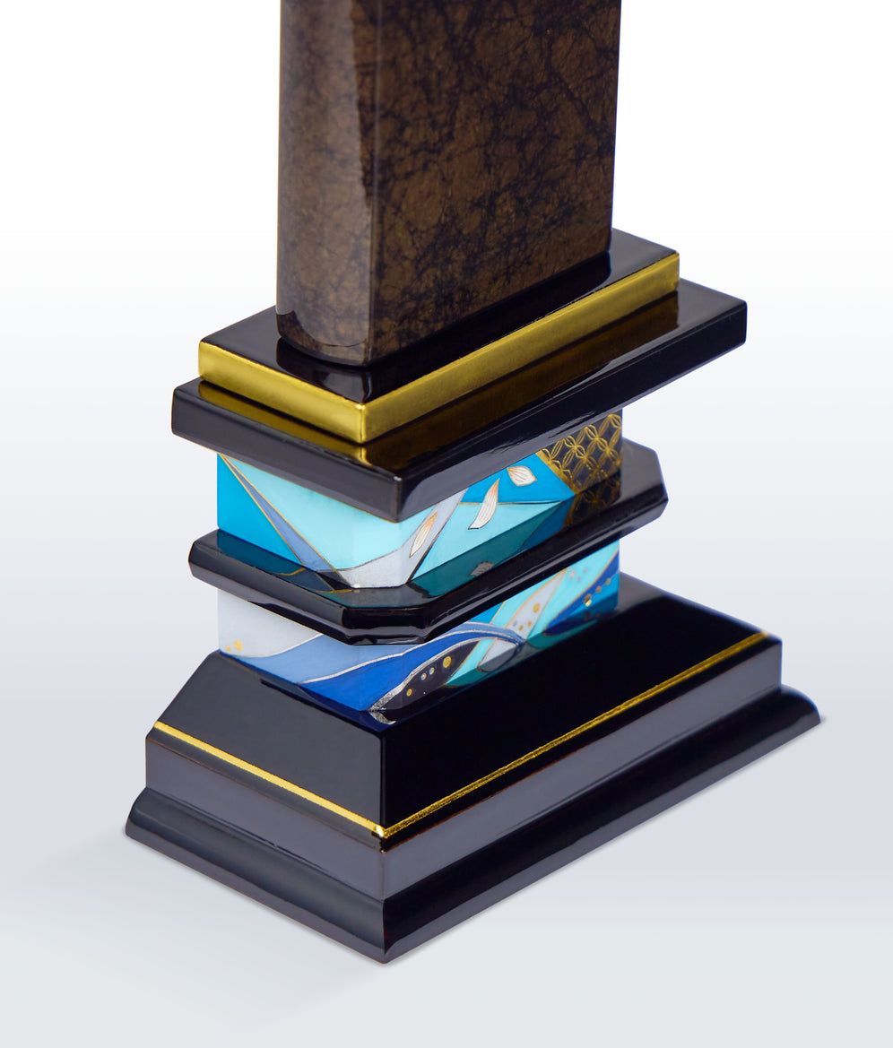 京截金位牌 洛彩 ブラック