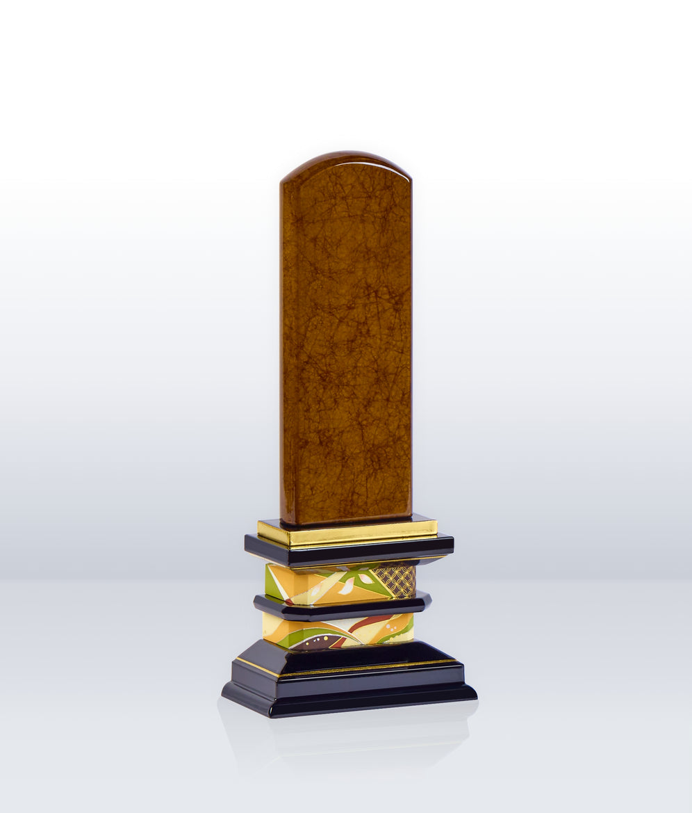 京截金位牌 洛彩 ブラウン