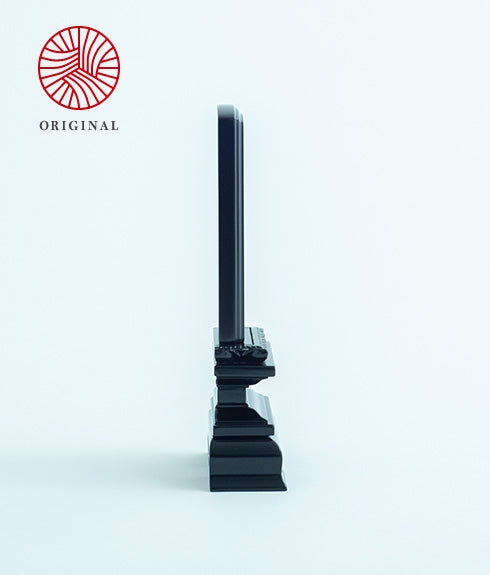 唐木黒檀 蓮付春日